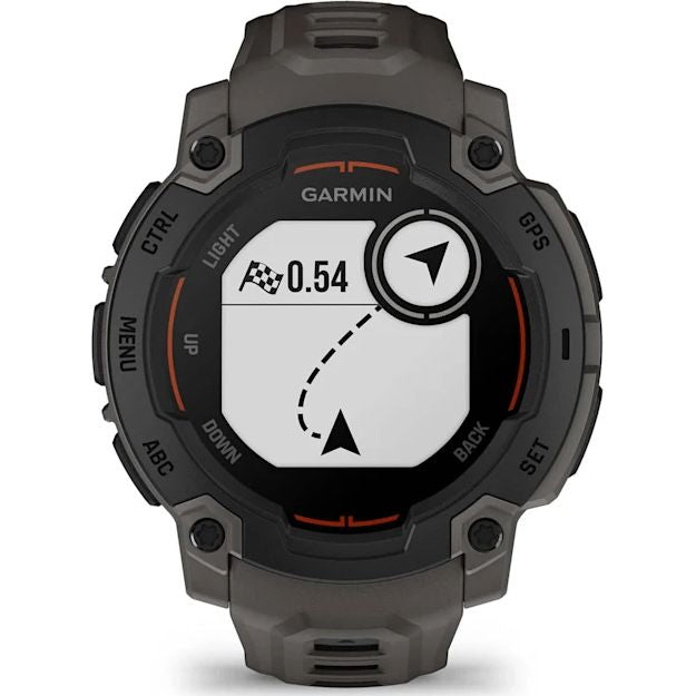 Garmin Instinct E 45mm GPS Smartwatch with rugged design and built-in GPS, available at Keans Claremorris.