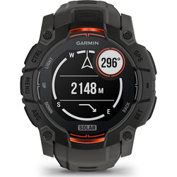 Garmin Instinct 3 50mm Solar GPS Smartwatch with rugged design, solar charging - available at Keans Claremorris.