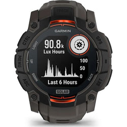 Garmin Instinct 3 50mm Solar GPS Smartwatch with solar charging, rugged design – available at Keans Claremorris.