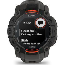 Garmin Instinct 3 50mm Solar GPS Smartwatch with rugged design, solar charging - available at Keans Claremorris