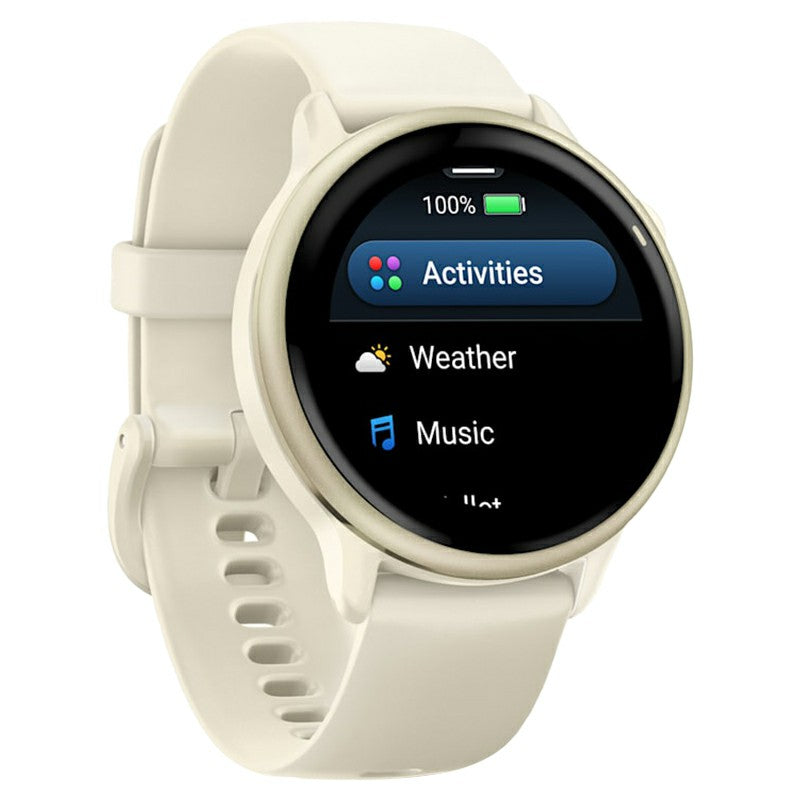 Garmin Vivoactive 6 Smart Watch with Bone Band in Lunar Gold, fitness tracking, Keans Claremorris