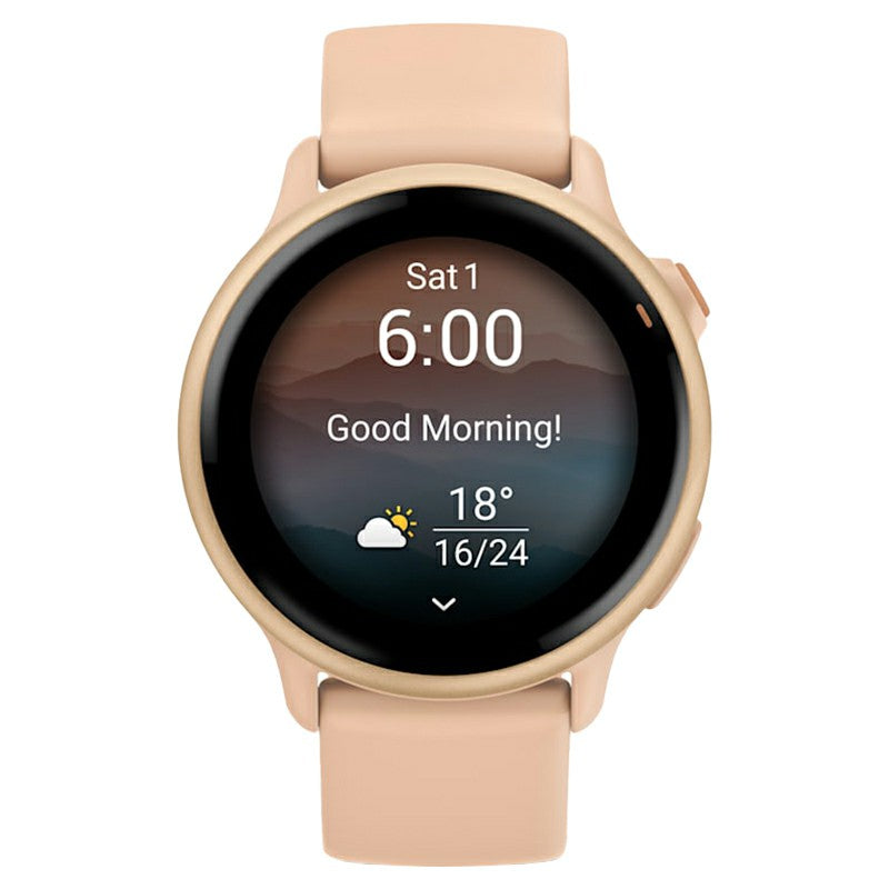 Garmin Vivoactive 6 Smart Watch with Pink Dawn Metallic Band, fitness tracking, GPS – available at Keans Claremorris