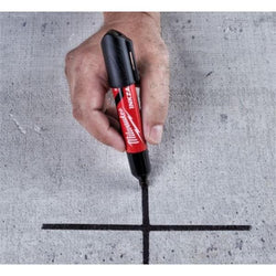 Milwaukee Black L Chisel Tip Marker (3pk)
