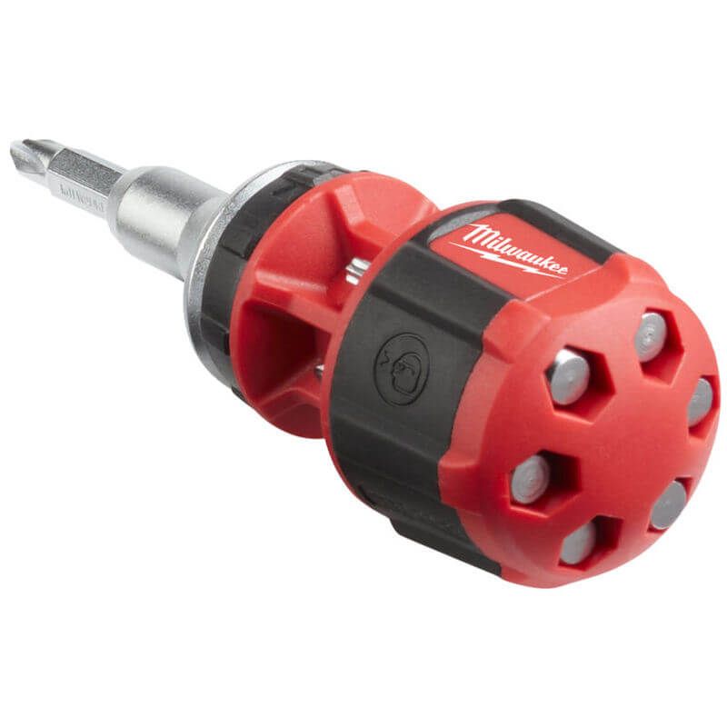 Milwaukee 8 in 1 Compact Multi-Bit Screwdriver - Image 2