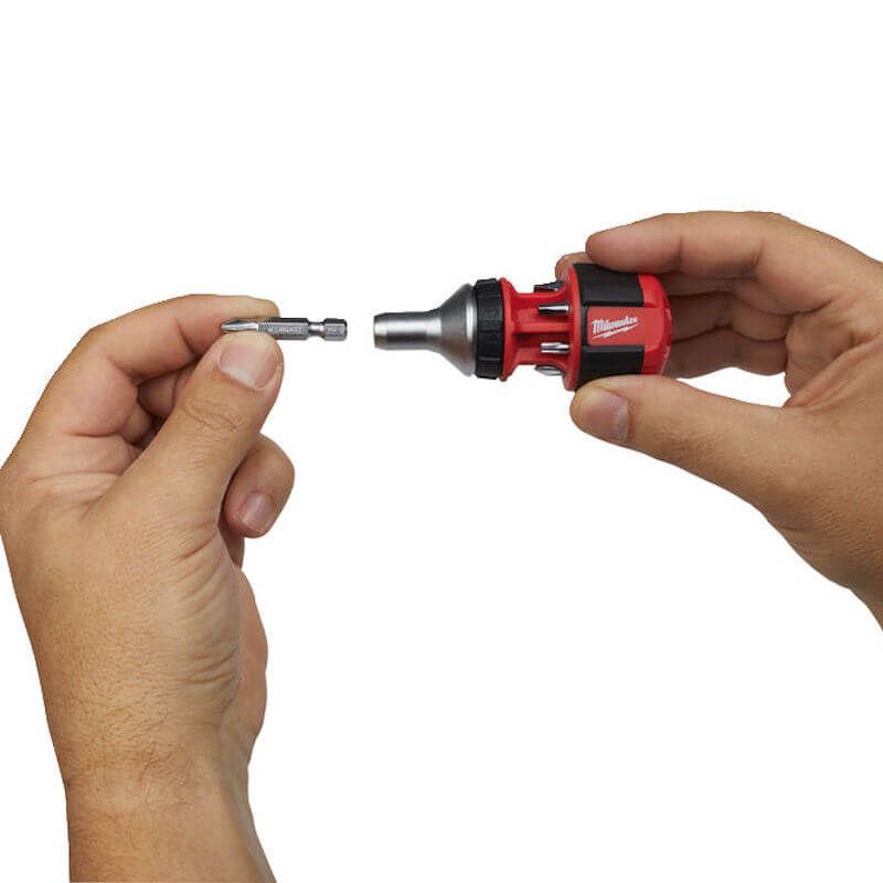 Milwaukee 8 in 1 Compact Multi-Bit Screwdriver - Image 6