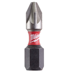 Milwaukee Shockwave Impact Duty Pz2X25mm Screwdriving Bit Set - Durable, Precision Fit | Keans Claremorris