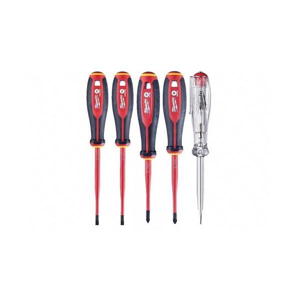 Milwaukee Tri-Lobe VDE Screwdriver Set - 5pc - Image 1