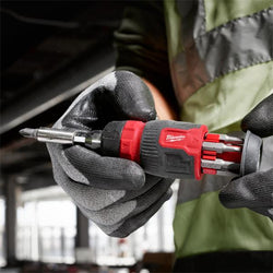 Milwaukee Ratchet + Ratchet Multi-Bit Screwdriver Kit | 2pc