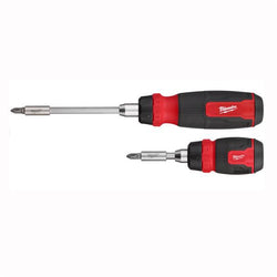 Milwaukee Ratchet + Ratchet Multi-Bit Screwdriver Kit | 2pc