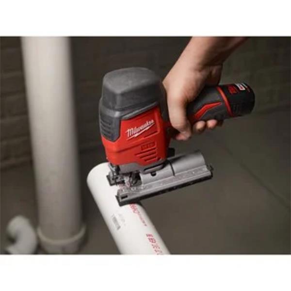 Milwaukee M12JS-0 12V Cordless Jigsaw Bare Unit, compact and lightweight, available at Keans Claremorris.