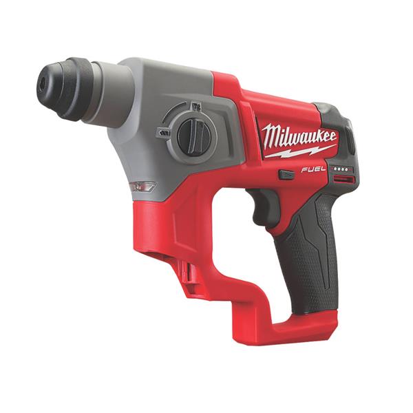 Milwaukee M12CH-0 12V FUEL SDS+ Hammer Drill, brushless motor, low vibration, bare unit – available at Keans Claremorris