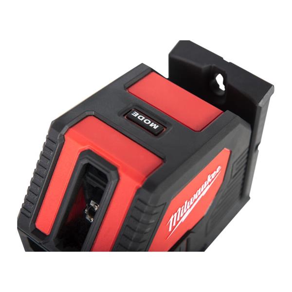 Milwaukee CLL-C Alkaline Green Cross Line Laser for precise leveling, available at Keans Claremorris.