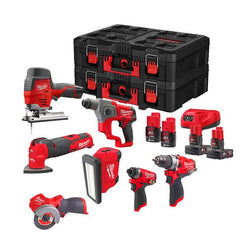 Milwaukee M12 FUEL POWER PACK GB2 M12FPP7A2-624P cordless tool kit, high performance, available at Keans Claremorris