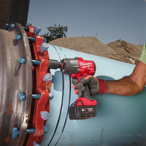 Milwaukee 1/2" High Torque Impact Wrench with Friction Ring, Bare Unit - Available at Keans Claremorris