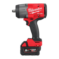 Milwaukee M18FHIW2F12-502X 18V 1/2" High Torque Impact Wrench with 2x5Ah Batteries - Keans Claremorris