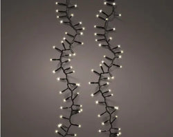 LED Pro-Lights Cluster Lights – 200 Warm White LEDs, L.500cm(Black Cable Extension Set)