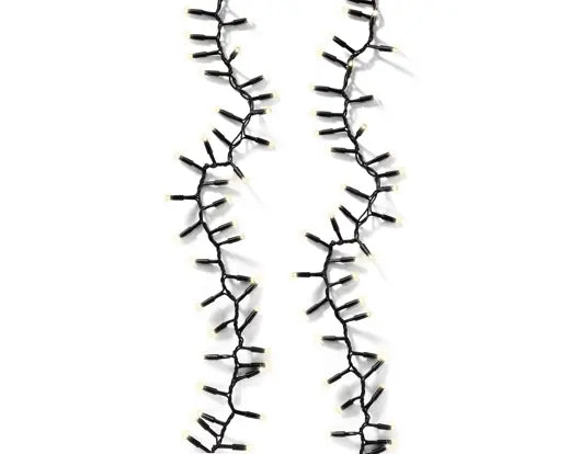 LED Pro-Lights Cluster Lights – 200 Warm White LEDs, L.500cm(Black Cable Extension Set) - Image 5