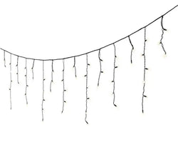 LED Pro-Lights Icicle Lights – Steady Effect (Warm White, 96 LEDs, Outdoor)