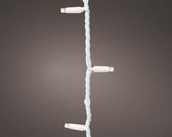 LED Pro-Lights Icicle Lights – 96 Warm White LEDs, 3.6m x 60cm (White Cable Extension Set)