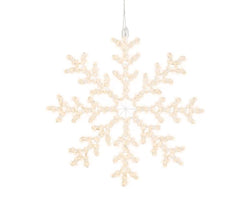 LED Pro-lights snowflake steady outdoor white/warm white dia75cm 352L