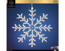 LED Pro-lights snowflake steady outdoor white/warm white dia75cm 352L