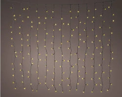 LED Pro-Lights Curtain Lights – 224 Soft Gold LEDs (Extension Set) L.200cm x H.200cm