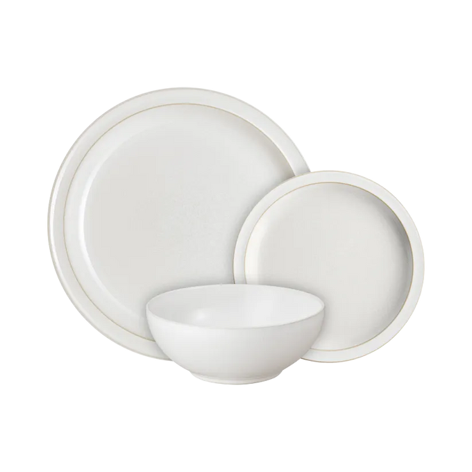 Denby Reactive Cotton White 12 Piece Dinnerset - Image 3