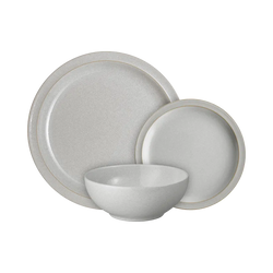 Denby Reactive Dove Grey 12 Piece Dinnerset