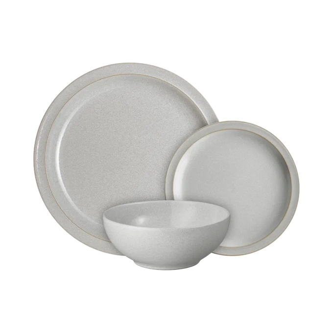 Denby Reactive Dove Grey 12 Piece Dinnerset - Image 2
