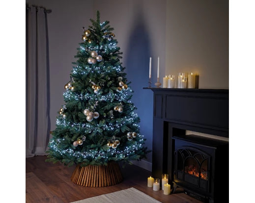 Micro LED Compact Lights – Battery Operated Outdoor Cool White L.200cm 160L - Image 4