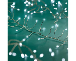 Micro LED Compact Lights – Battery Operated Outdoor Cool White L.200cm 160L