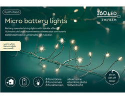 Micro LED Compact Lights – Battery Operated Outdoor Warm White L.200cm 160L