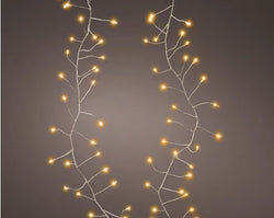 Micro LED Compact Lights – Battery Operated Outdoor Classic Warm L.200cm 160L