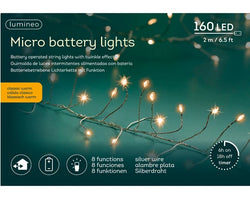 Micro LED Compact Lights – Battery Operated Outdoor Classic Warm L.200cm 160L