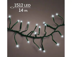 1512 LED Cluster Lights – Cool White LEDs, 14m