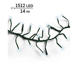 1512 LED Cluster Lights – Cool White LEDs, 14m