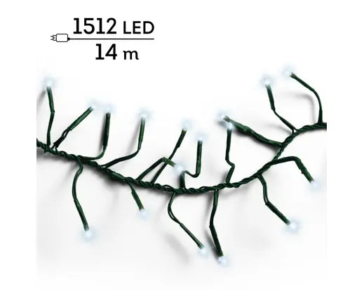 1512 LED Cluster Lights – Cool White LEDs, 14m - Image 5