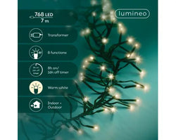 768 LED Cluster Lights – Warm White LEDs, 7m