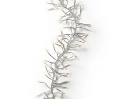 768 LED Cluster Lights – Warm White LEDs, 7m Transparent Cable