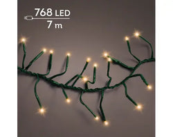 768 LED Cluster Lights – Classic Warm LEDs, 7m