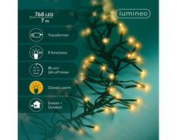 768 LED Cluster Lights – Classic Warm LEDs, 7m
