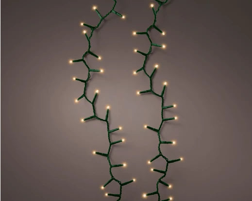 LED Compact Lights – Outdoor (Classic Warm Twinkle 1500 LEDs, 34m Lit Length) - Image 1