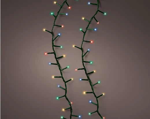 LED Compact Lights – Outdoor ( Multi-Coloured Twinkle)L.2250cm 1000L - Image 1