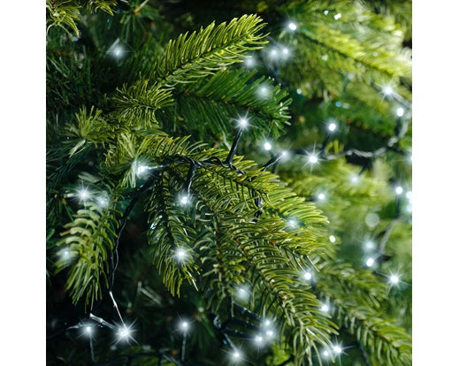 LED Compact Lights – Outdoor (Cool White Twinkle 1500 LEDs, 34m Lit Length) - Image 4