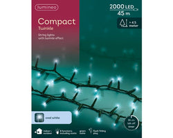 LED Compact Lights – Outdoor (Cool White Twinkle 2000L 45m Lit Length)