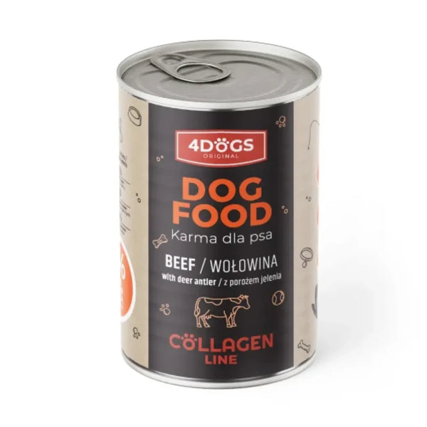 4Dogs - Collagen Line - Beef - Tin Keans Claremorris
