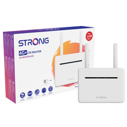 STRONG 1200 UK Dual-band WiFi 4G Router AC1200 for fast internet - available at Keans Claremorris