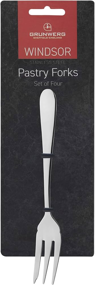 Set 4 Pastry Forks Windsor - Image 1