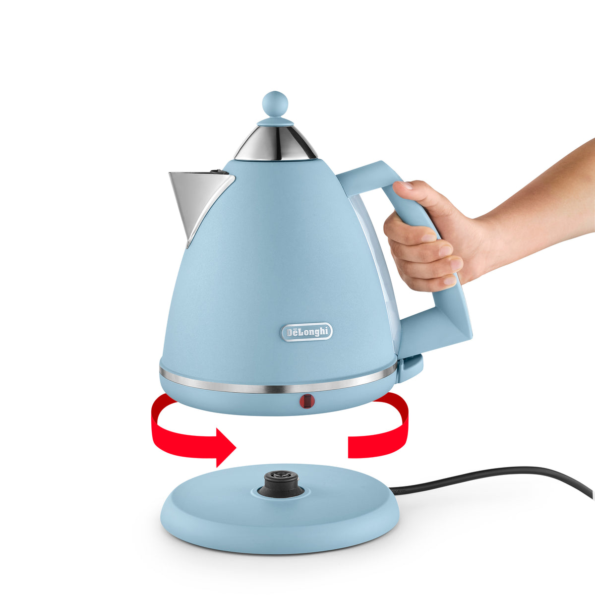 DeLonghi Argento Kettle - Flora Blue - Image 3