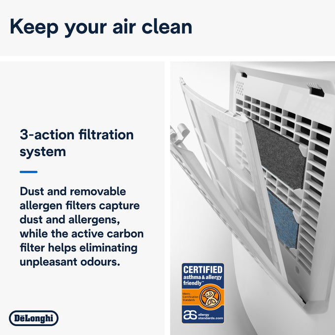 DeLonghi Tasciugo AriaDry 12L Multi Dehumidifier | DEX212SF | White - Image 4